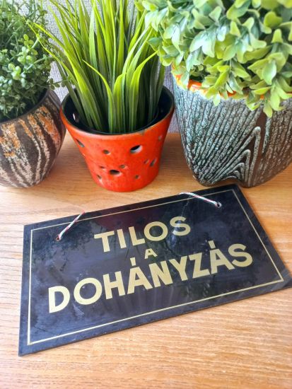  Tilos a dohnyzs! - rgi, festett veg tbla