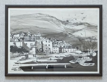  Csavlek Andrs tusrajz - Korcula, 1968
