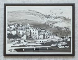   Csavlek Andrs tusrajz - Korcula, 1968