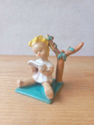   Ills Lszl art deco kermia figura