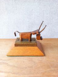   Lemezbl hajtogatott fm bika figura