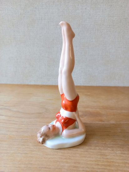  Drasche ni porceln figura - Donner Gertrd tervezse - ritkasg
