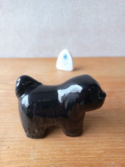  Nagyon ritka Hollhzi porceln kutya figura