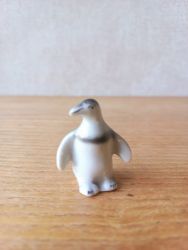   Hollhzi mini porceln pingvin figura