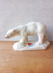   ris lengyel Chodziez porceln jegesmedve figura